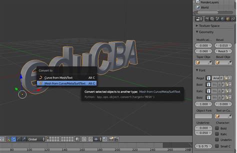 D Text In Blender Complete Guide To How To Use D Text In Blender