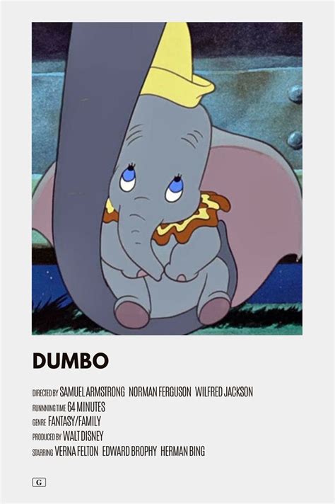 dumbo poster | Disney posters, Movie posters minimalist, Disney movie ...