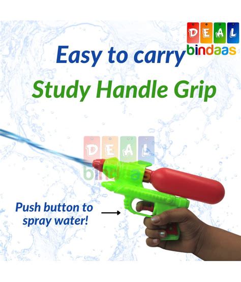 Dealbindaas Blaster Shape Holi Pichkari Water Gun Easy To Hold In Small