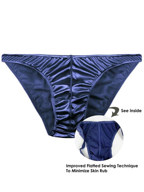 Mens Satin Bikini Briefs Panties S To Xl Silky Sexy Mens Underwear