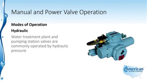 Water Distribution Valve Modes Of Operation Youtube