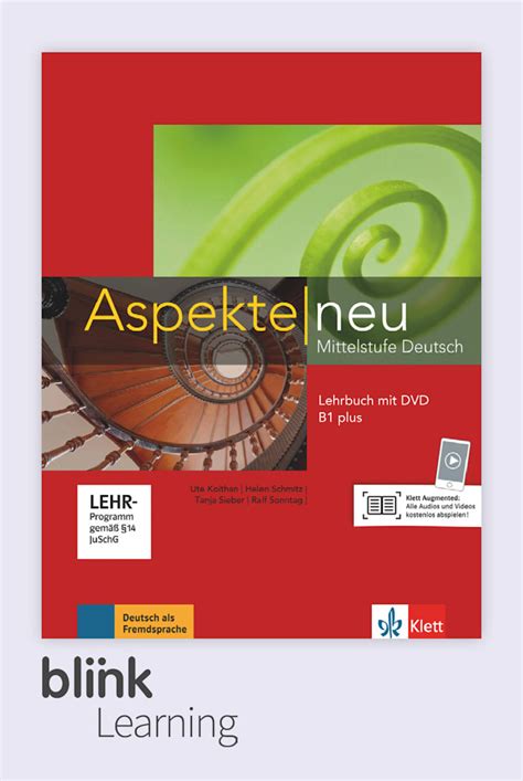 Aspekte Neu B Plus Digital Edition Blinklearning Textbook With