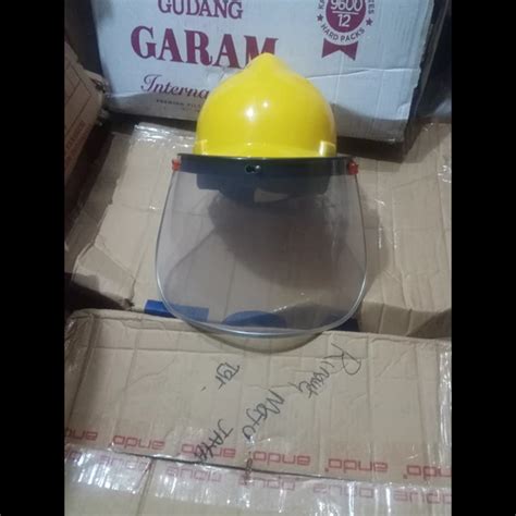 Jual Helm APD Safety Face Shield Warna Kuning Tangerang Rinawa Maju Jaya