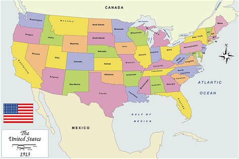 Hd Wallpaper Misc Map Of The Usa United States Of America Map Usa