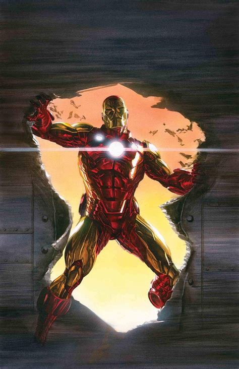 Marvel Comic Book Artwork Iron Man By Alex Ross Follow Us For More