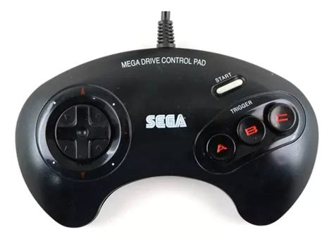 Controle Mega Drive 3 Botões Preto Original MercadoLivre