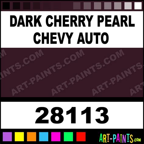 Dark Cherry Pearl Chevy Auto Auto Lacquer Spray Paints - 28113 - Dark ...