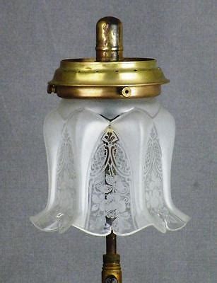 Glass Pressure Paraffin Kerosene Oil Inverted Gas Mantle Lamp Shade