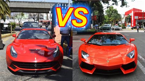 Lamborghini Aventador Vs Ferrari F12 Exotic Car List Cars Info