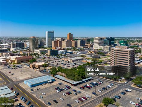 Aerial View Of Midland Texas Downtown Skyline Stock Photo Download