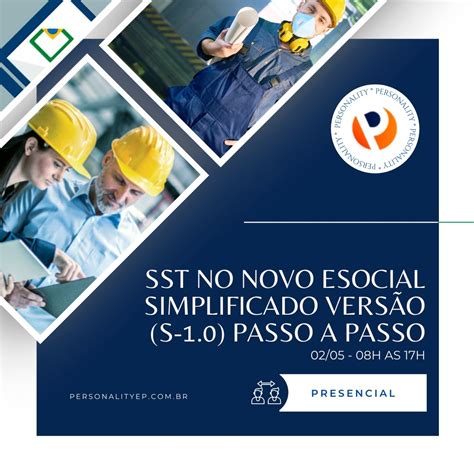 Curso Presencial Sst No Novo Esocial Simplificado Vers O S