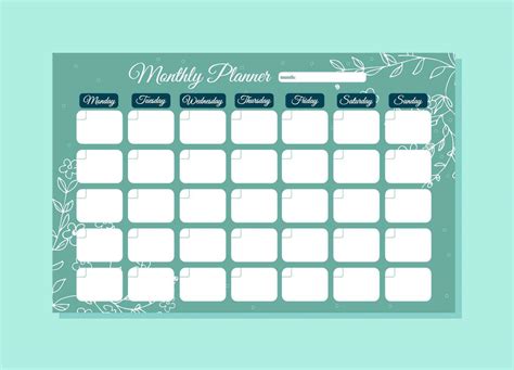 Printable Weekly planner templates to customize 27546671 Vector Art at Vecteezy