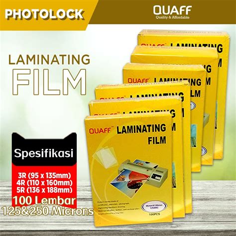 Jual R R R Film Laminating Quaff Mikron Mikron