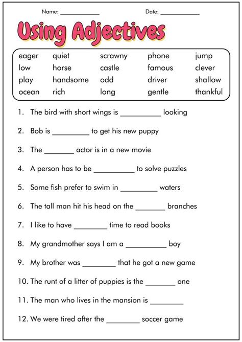 3rd 4th Grade Math Worksheets Language Arts Worksheets 4th Grade