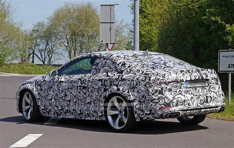 Audi Testing RS5 Prototype With Full Camouflage Spyshots Reveal