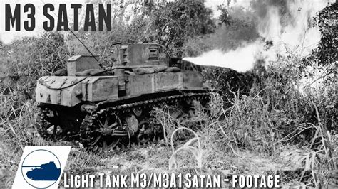 Rare WW2 Light Tank M3A1 Satan Stuart Footage YouTube