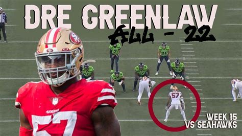 #49ers LB Dre Greenlaw - tops plays vs Seattle (Week 15) - YouTube