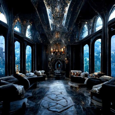 Castle Of Ja Sin Concept Art Fantasy Rooms Fantasy House Gothic House