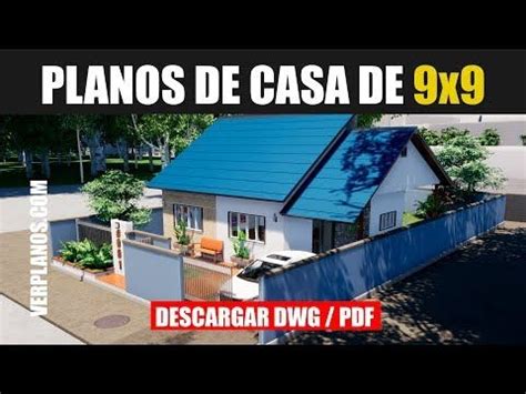 Planos de Casa ECONÓMICA de 3 Dormitorios 2 Baños 1 Piso DWG PDF