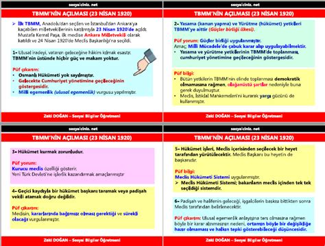 Tbmmnin A Lmas Konu Tarama Testi Sosyal Bilgiler Sosyalciniz