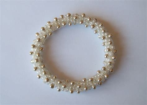 Tutorial Beaded Crochet Polka Dot Bangle Left Handed And Right Handed