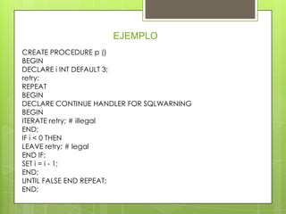 Transacciones Y Errores En Mysql PPT