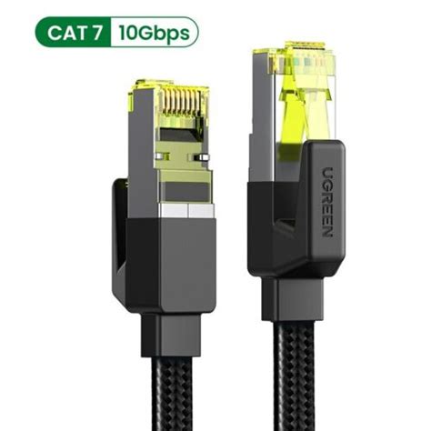 Ugreen Cat Ethernet Cat Plat C Ble Tress Rj Gbit S R Seau Lan