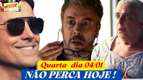 CARA E CORAGEM capítulo de hoje quarta feira 04 01 2023 resumo da