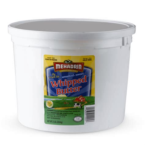 Whipped Butter 5 Lb Mehadrin Dairy