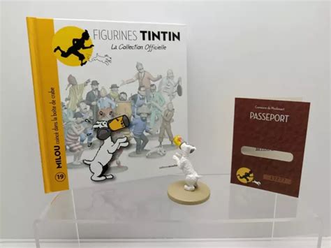 19 MILOU ET La Boîte De Crabe Figurines Tintin Collection Officielle