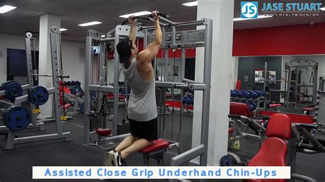 Assisted Close Grip Underhand Chin Ups Youtube