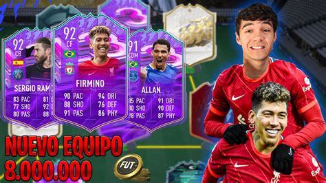 Mi Nuevo Equipazo De Millones De Monedas Con Fut Birthday Youtube