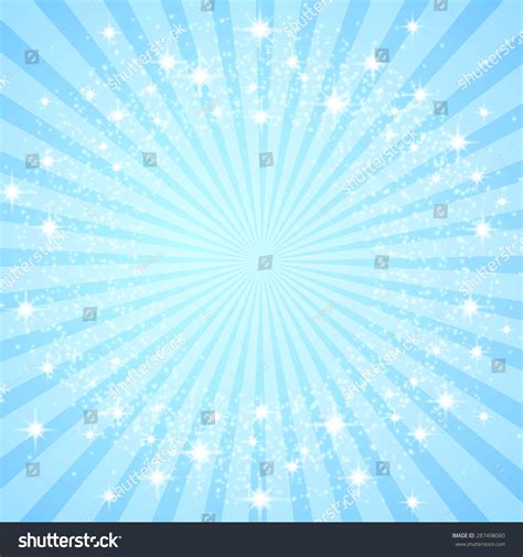 Colorful Blue Burst Background Vector Illustration Stock Vector (Royalty Free) 287498060 ...