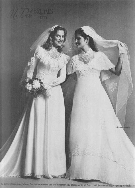 Brides Magazine Feb Mar 1980 Wedding Dresses 90s Fashion Bride Dresses