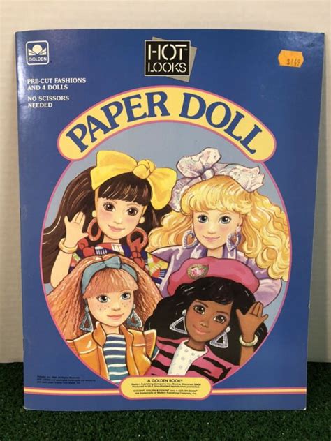 Hot Looks Paper Doll Book Uncut Vintage Mimi Stacy Zizi Chelsea Antique Price