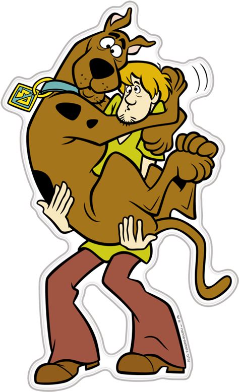 Scared Scooby Doo Shaggy Premium D Character Fan Emblem Scooby Doo