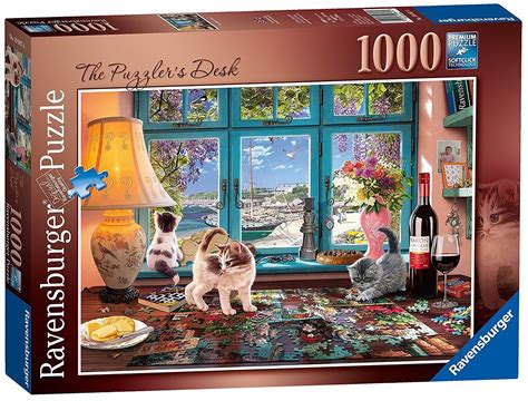 RAVENSBURGER PUZZLE 1000 TEILE STEVE READ THE PUZZLER S DESK RARITÄT