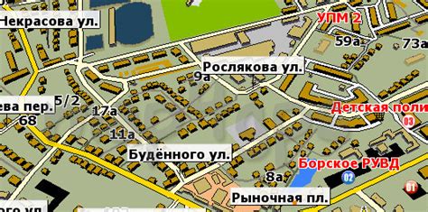 Скачать карту города Бор GisRX