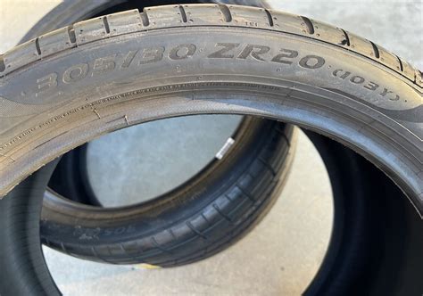 Set Of Two Brand New Zr Y Pirelli Pzero P Zero Pz Sport