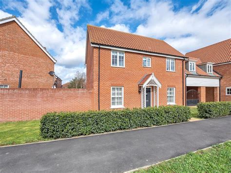 4 Bed Link Detached House For Sale In Simpson Way Barrow Bury St