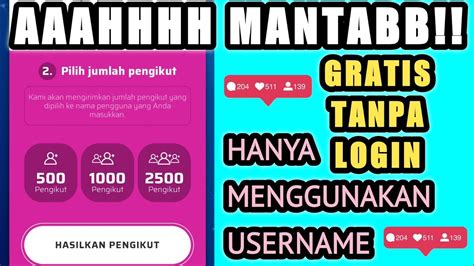 Tanpa Ribet Cara Menambah Ribuan Followers Instagram Gratis Youtube