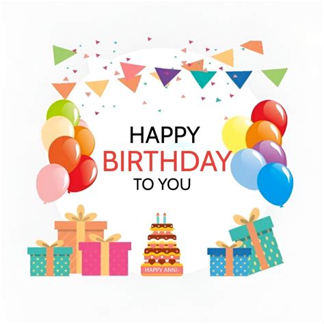 Happy Birthday To You Poster Template Postermywall