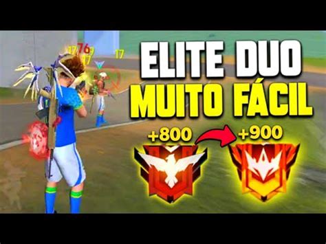 COMO PEGAR ELITE DUO FÁCIL E RÁPIDO NA RANQUEADA Free Fire