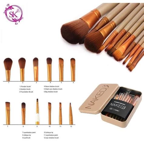 Jual SKK Isi Kuas Make Up Brush Naked NAKED Brush Set Kit