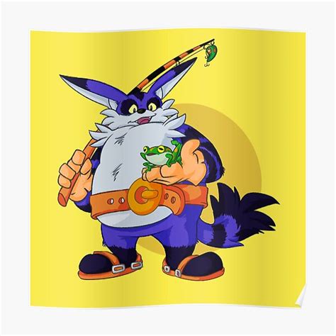 Big The Cat And Froggy Poster For Sale By Keenadraws Redbubble