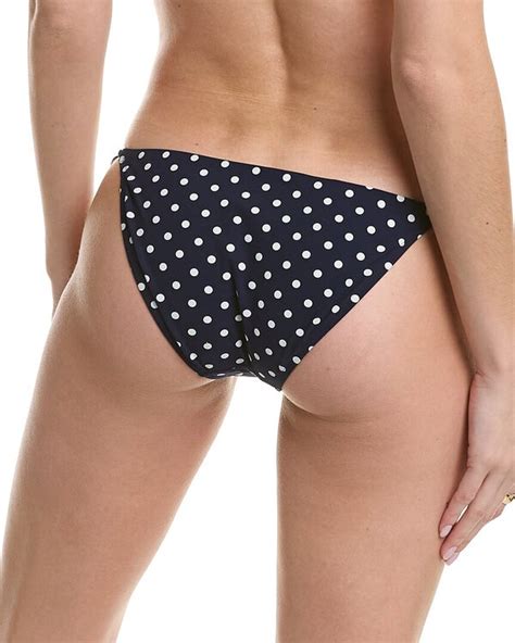 Buy Tory Burch Printed String Bikini Bottom Nocolor At 58 Off