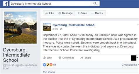 Dyersburg Intermediate School FB post - WBBJ TV