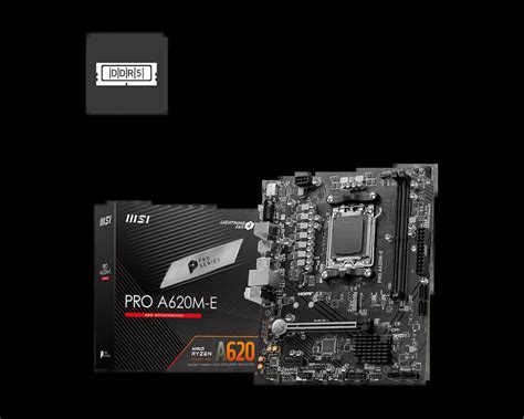 MSI Pro A620M-E AM5 AMD Motherboard | Bermor Techzone