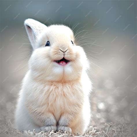 Cute White Baby Bunnies