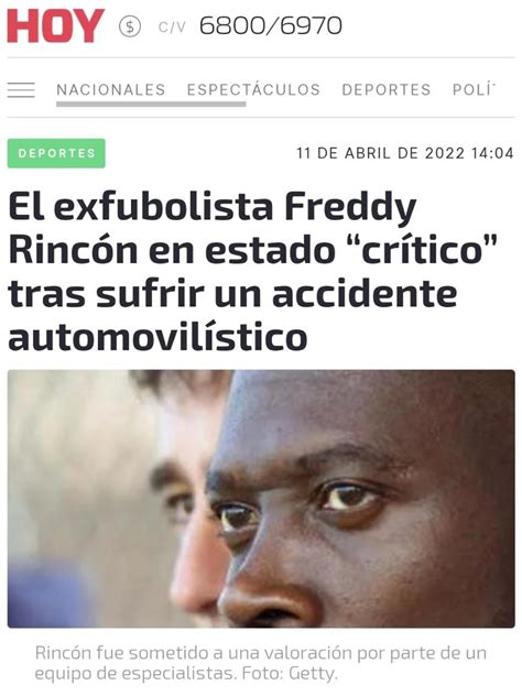 As Reaccionaron Los Medios Internacionales Ante El Accidente De Freddy